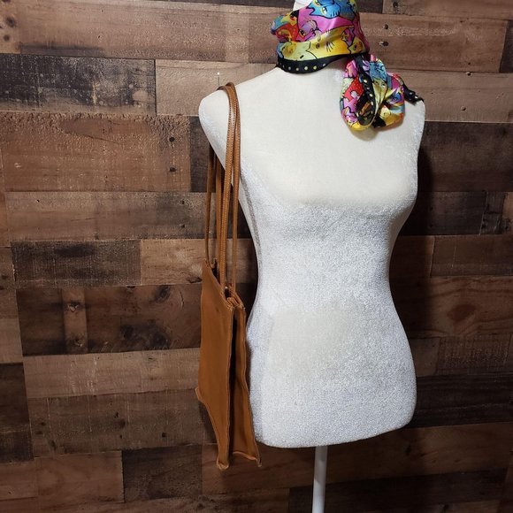 Stone Mountain 100% leather shoulder bag Purse With Attached Key Chain - Picture 8 of 13